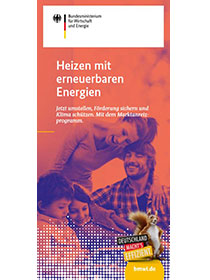 Cover der Publikation "Heizen mit erneuerbaren Energien"