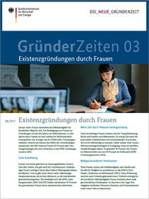 Cover der Publikation "GründerZeiten Nr. 03: Existenzgründungen durch Frauen"