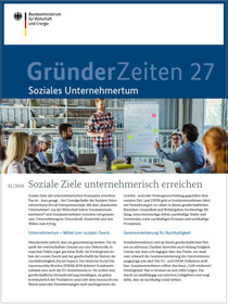 Cover der Publikation "GründerZeiten Nr. 27: Soziales Unternehmertum"