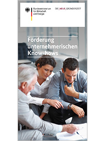 Cover der Publikation "Förderung unternehmerischen Know-hows"