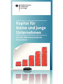 Cover der Publikation "Kapital für kleine und junge Unternehmen"
