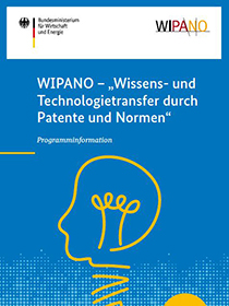 Cover der Publikation WIPANO –„Wissens- und Technologietransfer durch Patente und Normen“